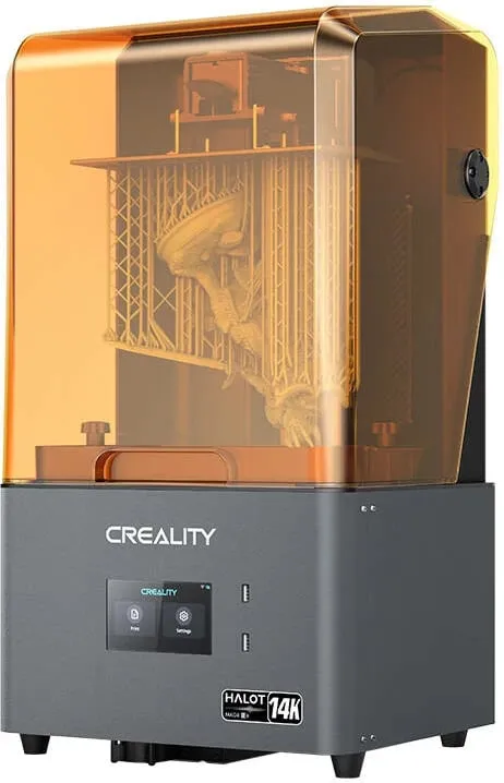 Printer 3D resin Creality Halot Mage S, ekran 10.1" 14K, nivelim automatik, gri - 2