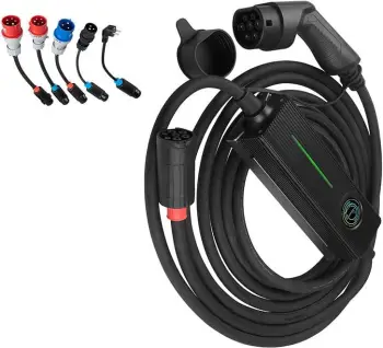 Karikues portativ për makina elektrike Besen PCD050, me adapterë të ndryshëm
