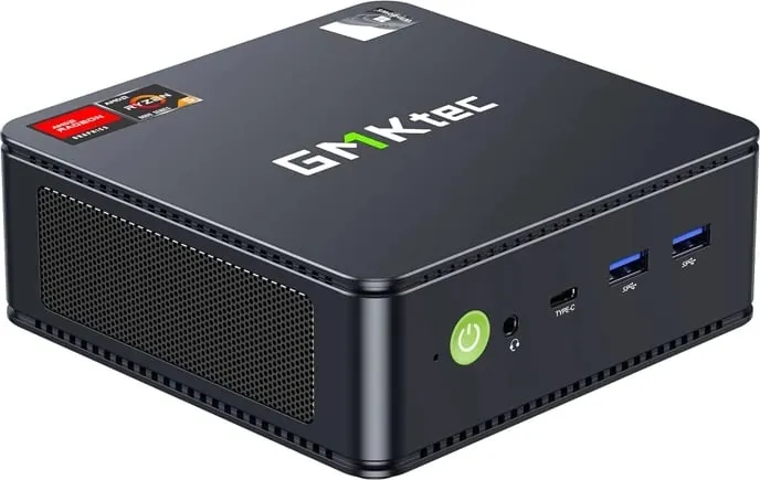 Kasë mini GMKtec M6, Ryzen 5 6600H, 32GB RAM, 1TB SSD, Gri - 2