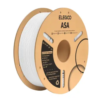 Filament 3D Elegoo ASA 50.203.0183, i bardhë, 1 kg