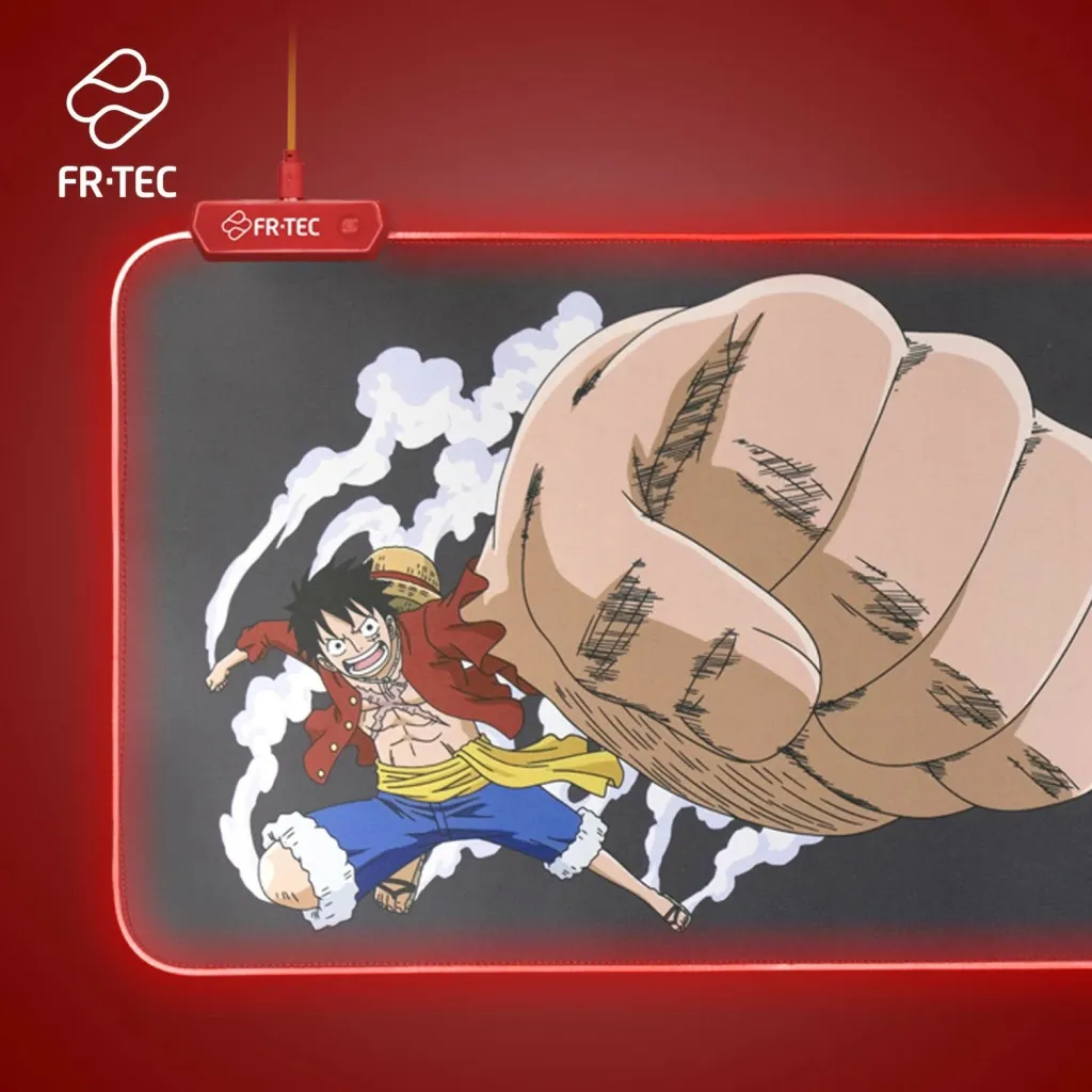 Mauspad Blade One Piece Luffy gaming, i zi me të kuqe - 3