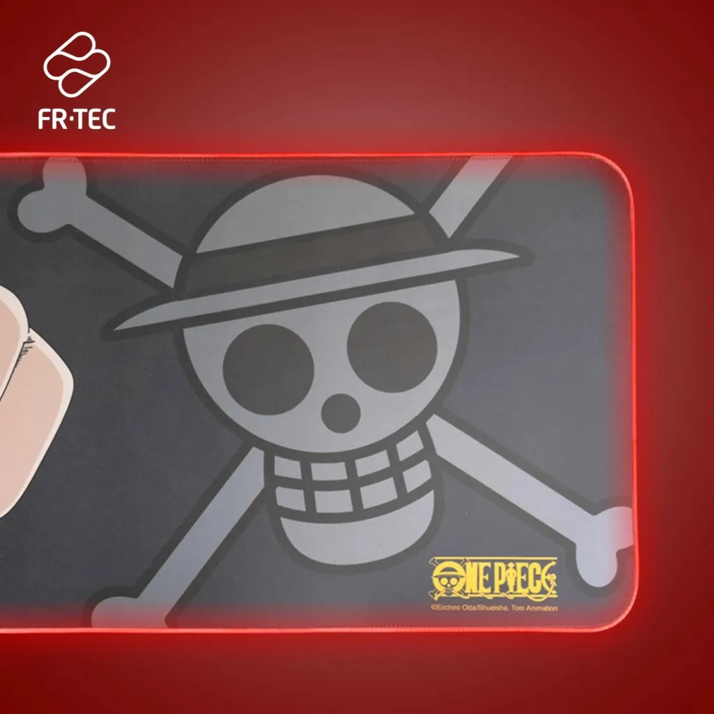 Mauspad Blade One Piece Luffy gaming, i zi me të kuqe - 4