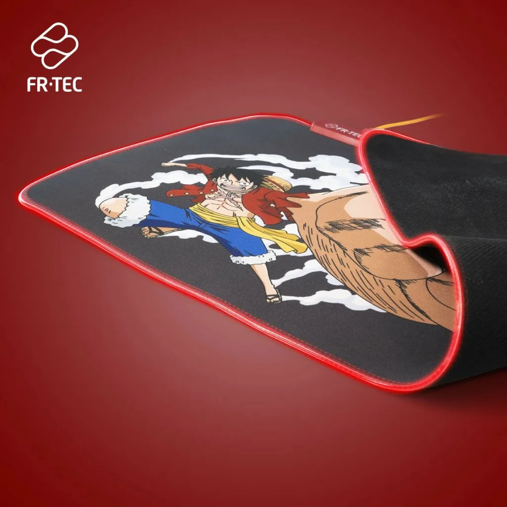 Mauspad Blade One Piece Luffy gaming, i zi me të kuqe - 5