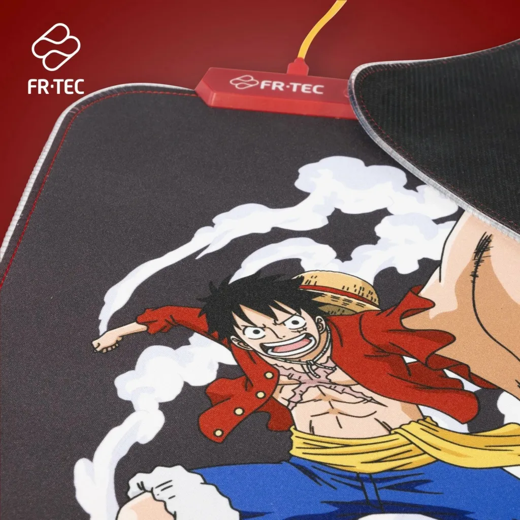 Mauspad Blade One Piece Luffy gaming, i zi me të kuqe - 6