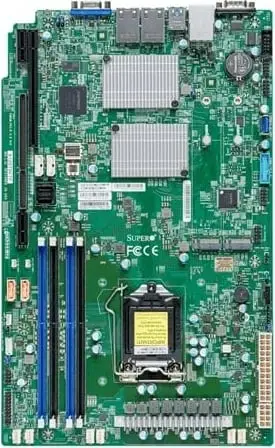 Pllakë amë Super Micro X12STW-F, LGA 1200, për server, 4x DIMM, 2x 10Gb Ethernet