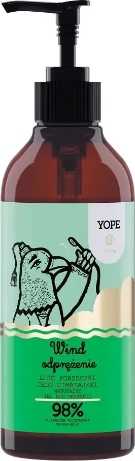 Xhel dushi natyral për femra Yope Soul Wind Relaxation 400ml