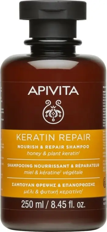 Shampon për femra Apivita Keratin Repair Nourish &amp; Repair, 250ml