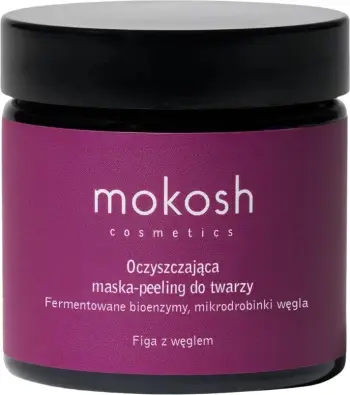 Maskë fytyre Mokosh Fig with Charcoal, pastruese dhe eksfoliuese, 60ml