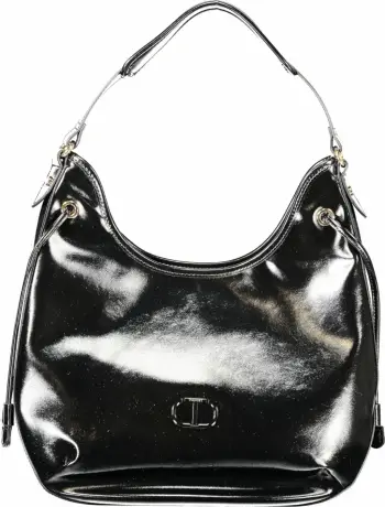 Çantë hobo TWINSET femra, e zezë