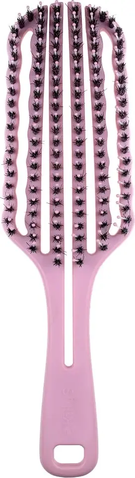 Brushë flokësh KillyS me qime derri të egër për femra, rozë, 1 copë