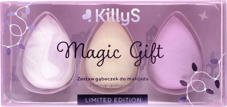 Set sfungjerë për grim KillyS për femra, 3 copë - 1