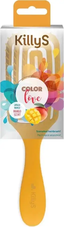 Furçë flokësh aromatike KillyS Color Love për femra Mango