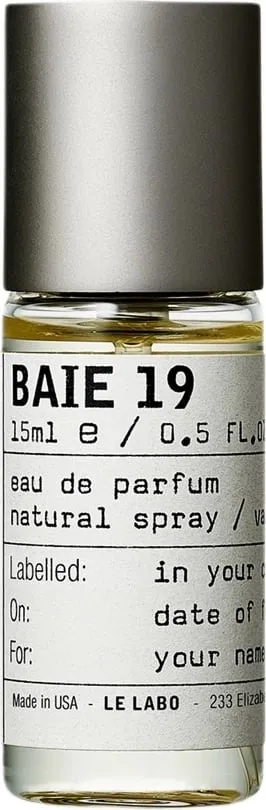 Eau de Parfum uniseks Le Labo Baie 19, 15ml - 1