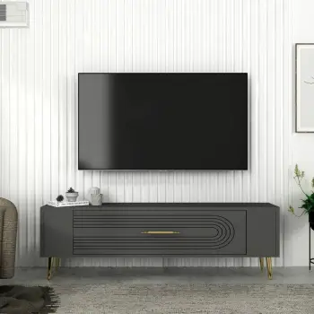 Komodë TV Skye Decor, Retrol3, antracit, ar