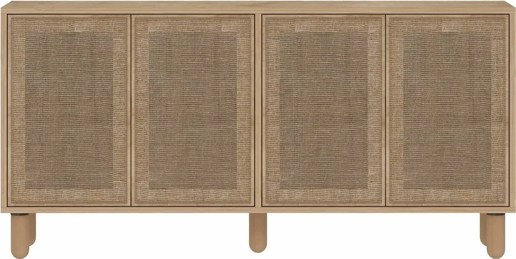 Konsol Leıla, ngjyrë Sapphire Oak, Skye Decor - 4