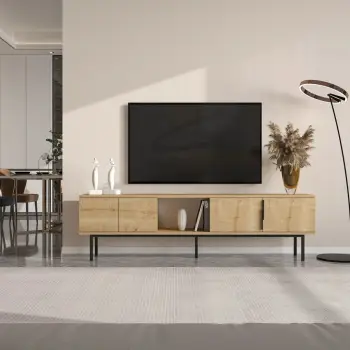 Komodë TV Skye Decor, ngjyrë lis safir, Ramsey