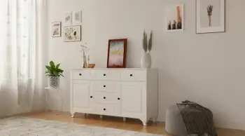 Komodë Skye Decor, ngjyrë e bardhë mat, Rb-025-01