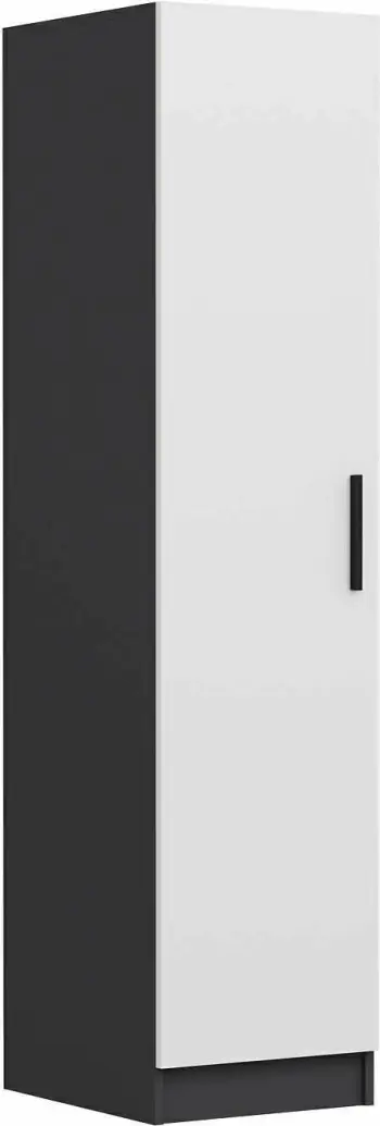 Dollap Skye Decor, Minar Kale - 8763, i bardhë dhe antracit, 45x52x210cm
