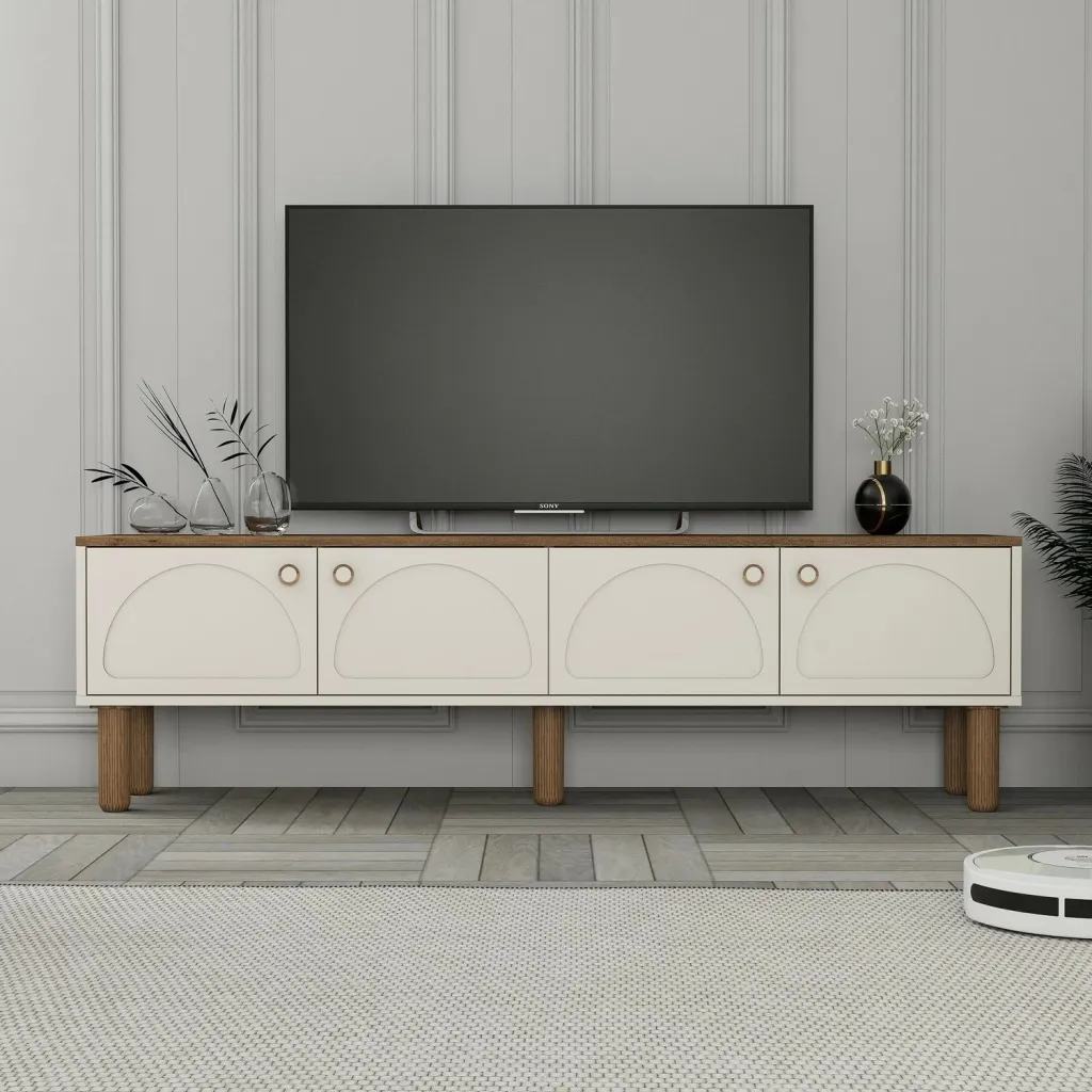 Komodë TV, ngjyrë krem, Skye Decor, Bohem 851 - 1