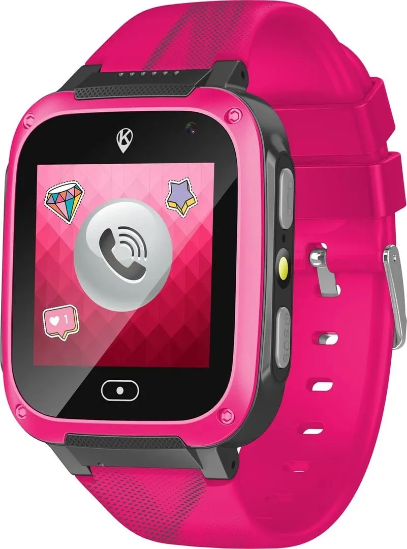 Smartwatch KIDI Basic për fëmijë, KW_M_BSC_R, 400 mAh, Rozë - 1