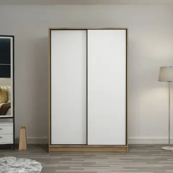 Dollap Skye Decor, ngjyrë e bardhë dhe lis, 2315