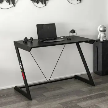 Tavolinë gaming Skye Decor, e zezë