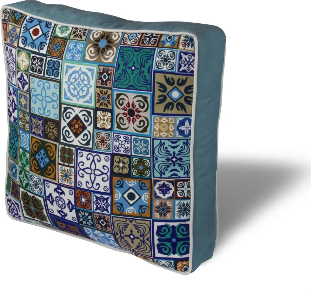 Jastëk Aberto Design, YM1298, shumëngjyrësh, 42x42cm - 3