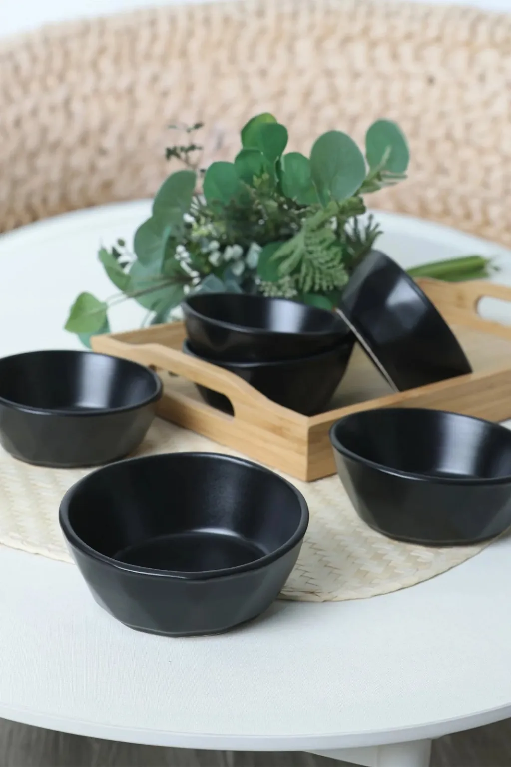 Set pjatash për meze (6 copë), Hermia Concept, X00019033, ngjyrë e zezë - 1