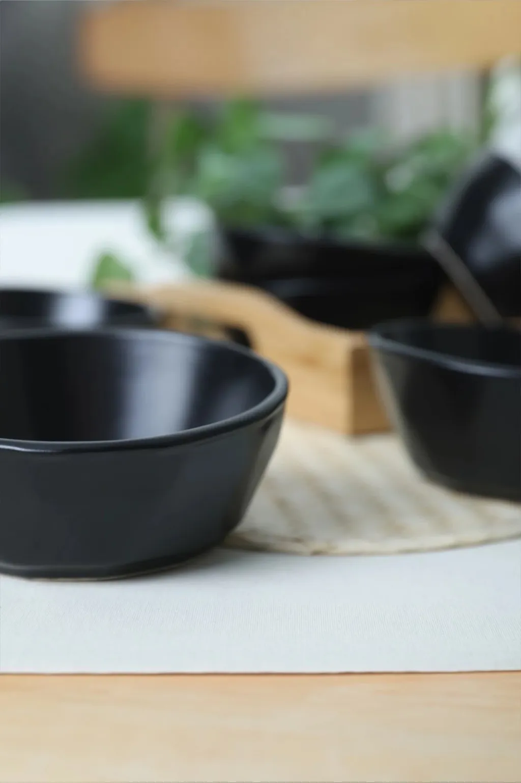 Set pjatash për meze (6 copë), Hermia Concept, X00019033, ngjyrë e zezë - 3