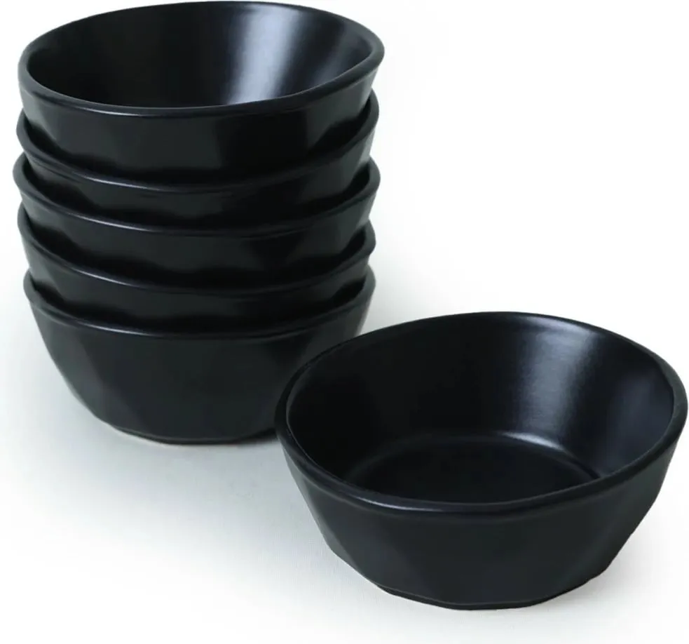 Set pjatash për meze (6 copë), Hermia Concept, X00019033, ngjyrë e zezë - 6