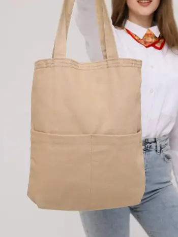 Çantë tote Zoozie Bags, 2072, bezhë