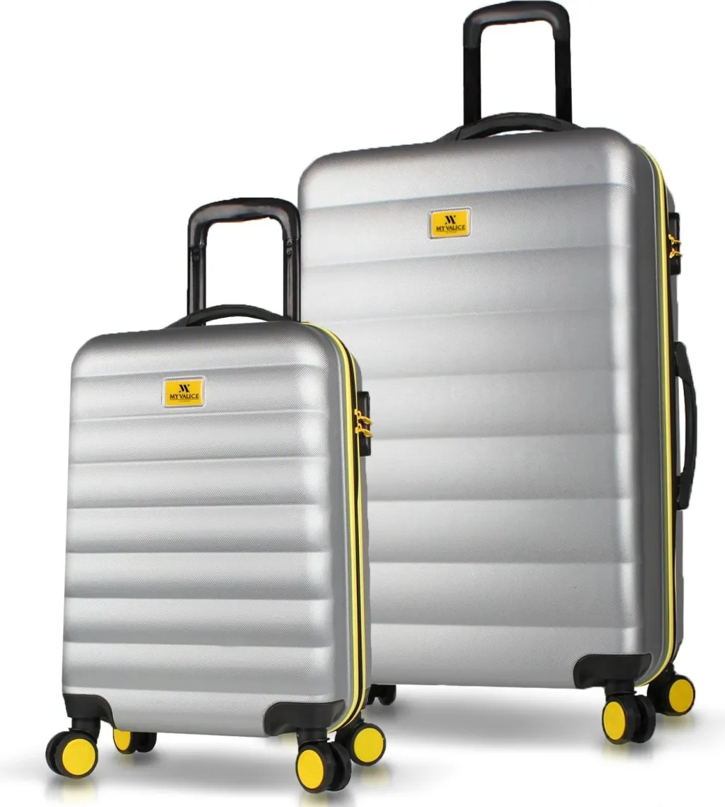 Set valixhesh (2 copë), Zoozie Bags, 6544, ngjyrë gri - 1