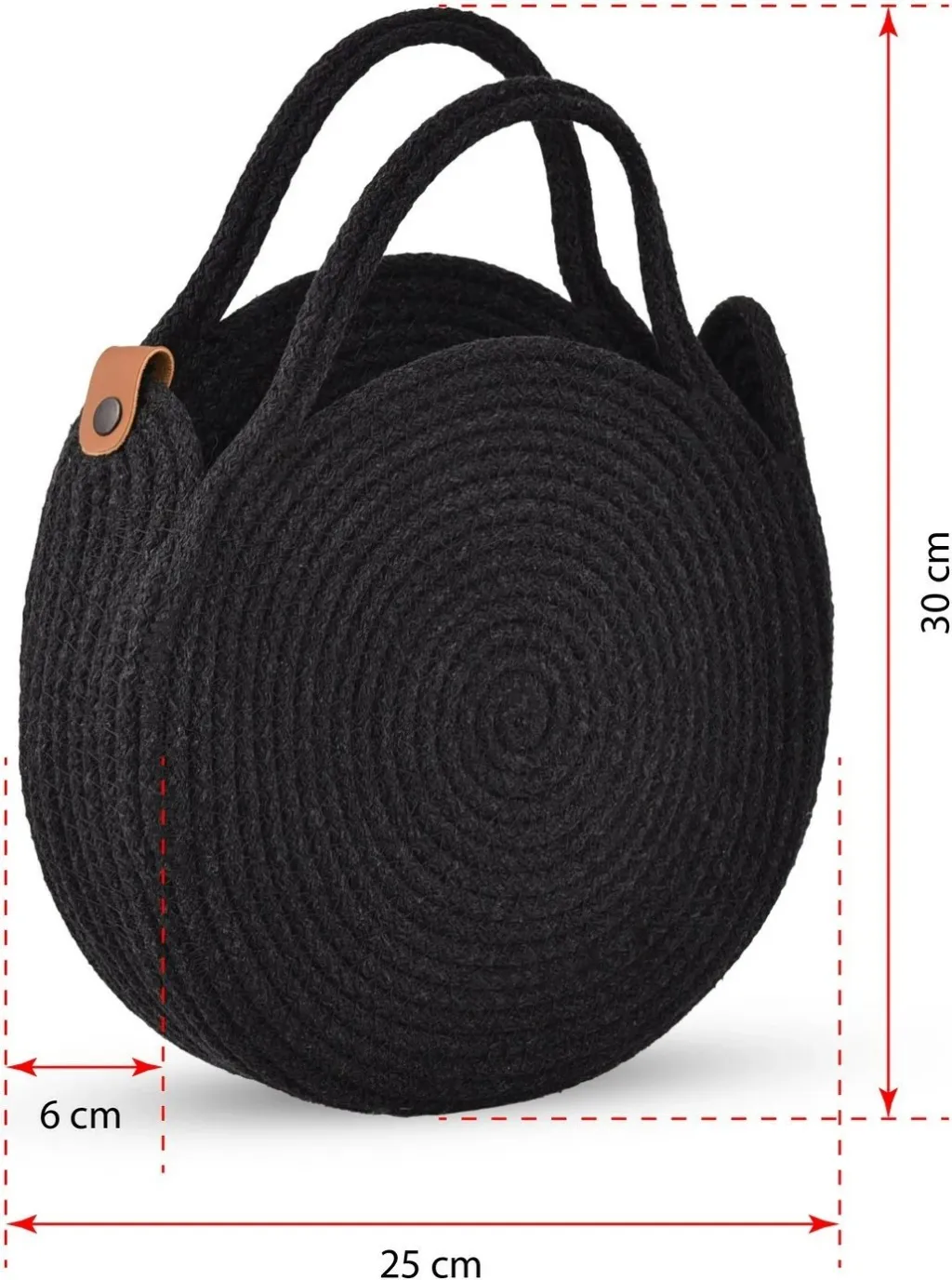 Çantë dore Zoozie Bags, boho, e zezë - 5