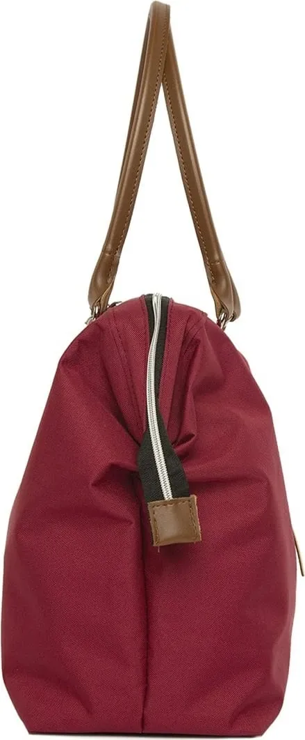 Çantë dore e madhe, ngjyrë e kuqe e errët, Zoozie Bags, 'Cocker Life' - 3