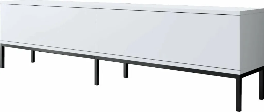 Komodë TV Skye Decor, ngjyrë e zezë dhe e bardhë - 5