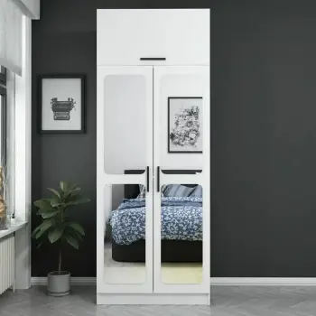 Dollap për rroba Skye Decor, ngjyrë e bardhë, Kale, 2221