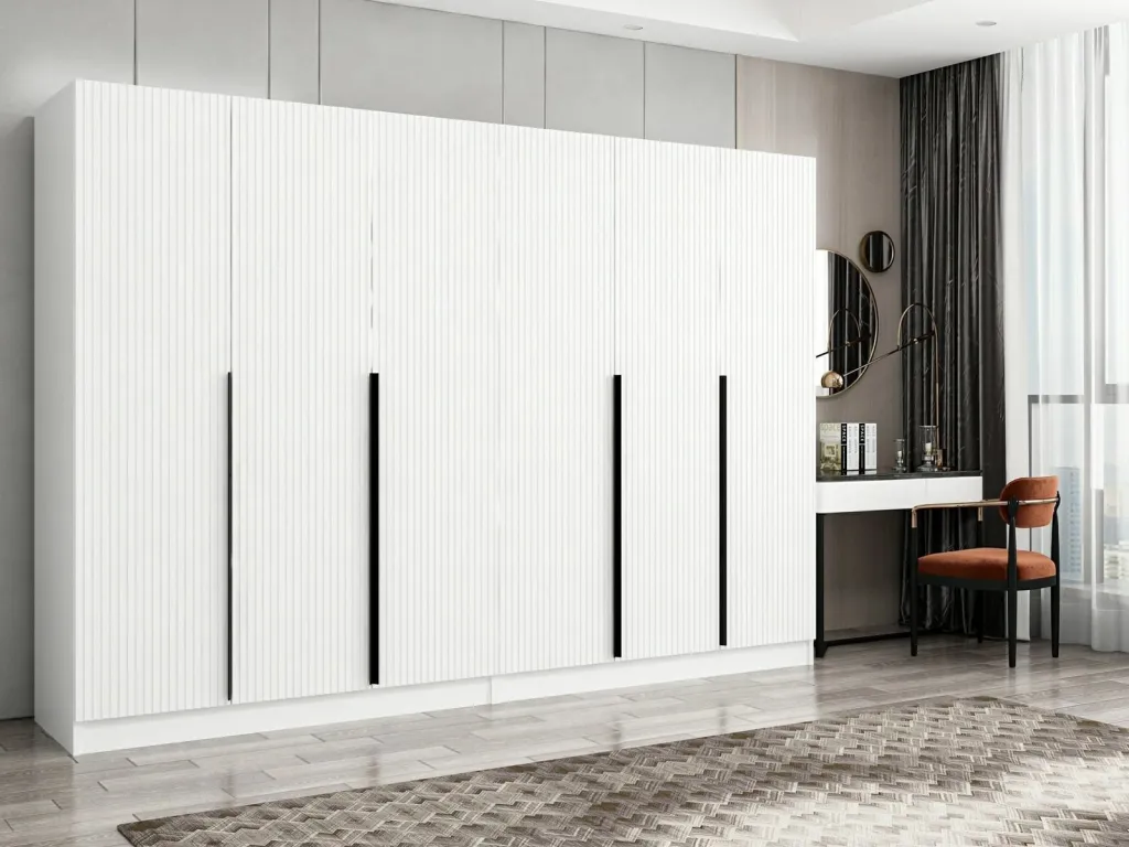 Dollap Skye Decor, Kale Plus - 7787, i bardhë, 270x210x52cm - 1