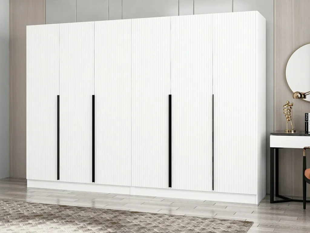 Dollap Skye Decor, Kale Plus - 7787, i bardhë, 270x210x52cm - 3