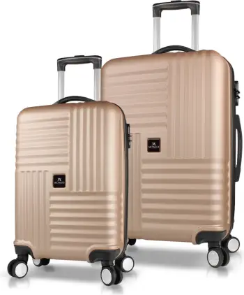 Set valixhesh (2 copë), ngjyrë ari, Zoozie Bags, 8203