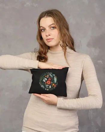 Qese për make-up, ngjyrë e zezë, Zoozie Bags, 25x18cm
