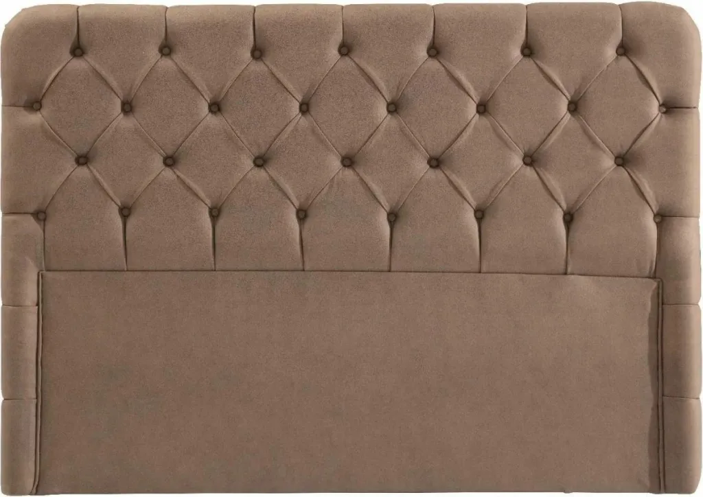 Taban krevati Skye Decor, material nubuck, kafe, 120x200 - 1
