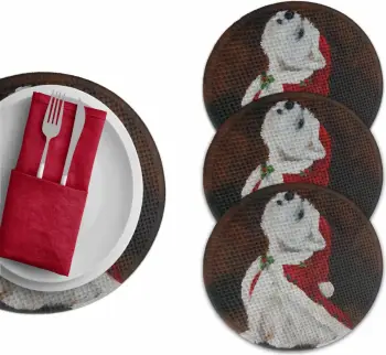 Set nënshtrues tavoline Hermia Concept, shumëngjyrësh, 4 copë, 37cm