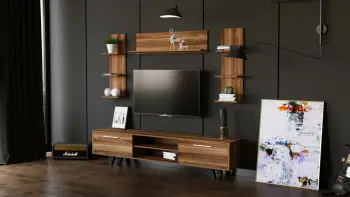 Komodë TV Skye Decor, Rb-165, ngjyrë druri