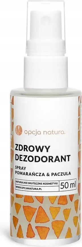 Deodorant spray për të dy gjinitë Opcja Natura Orange & Patchouli, 50ml