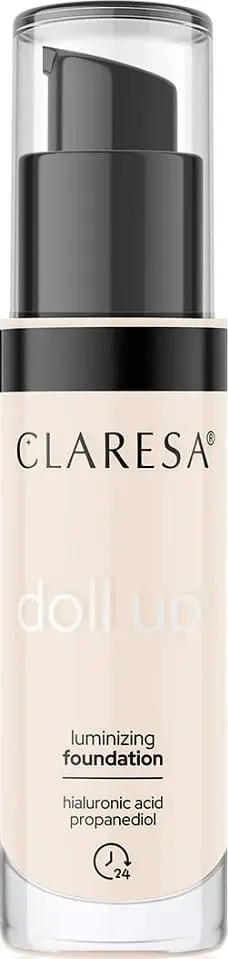 Fondatinë Claresa Doll Up! Illuminating 02 Light për femra 34g