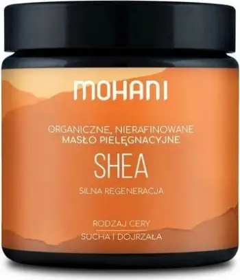 Gjalpë shea i pa rafinuar për trup Mohani për femra, 100g