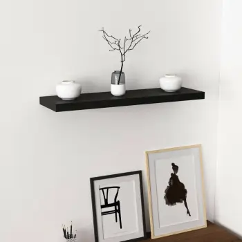 Raft muri Skye Decor, i zi, 80 cm