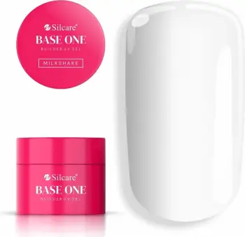 Xhel ndërtues për thonj Silcare Base One Milkshake për femra, Milkshake, 15g
