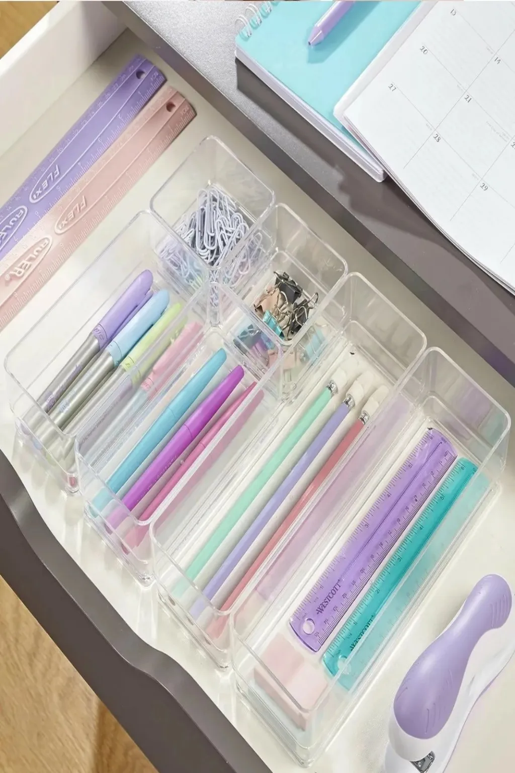 Organizues sirtari plastik Hermia Concept, transparent - 1