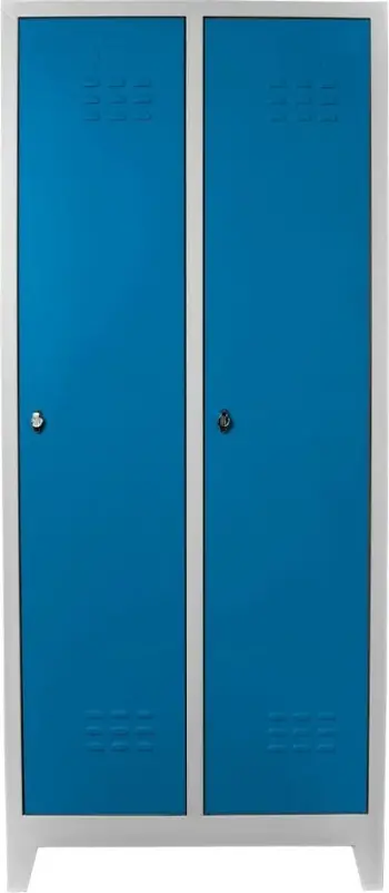 Dollap metalik për depo, ngjyrë gri/blu, Skye Decor, Js1011Ma